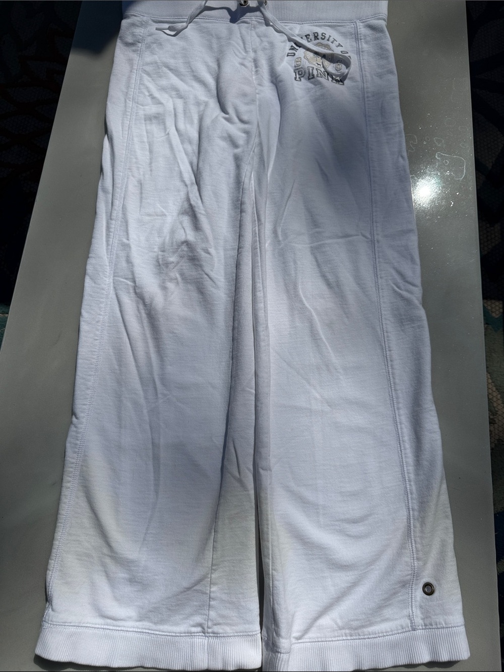 Pink by Victoria's Secret White Lounge Sweatpants